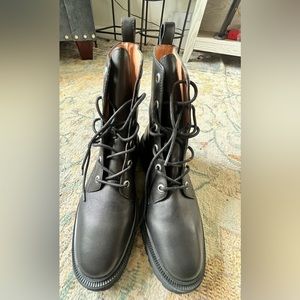 MADEWELL REYNA LACE UP COMBAT BOOTS